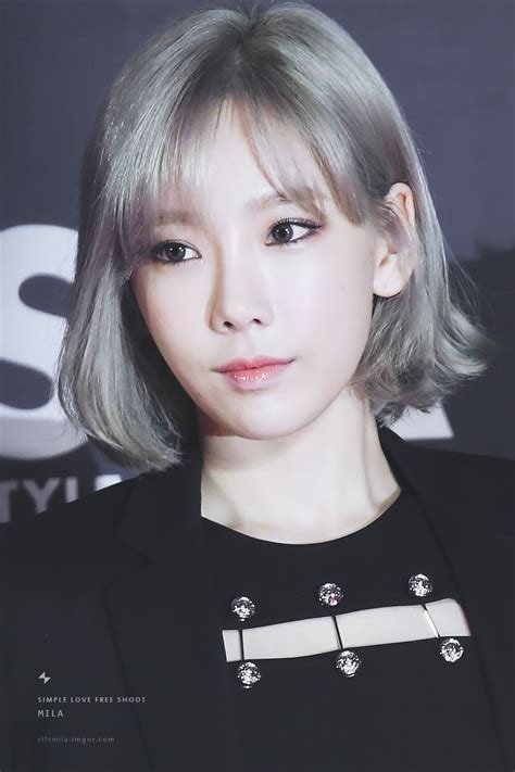 taeyeon short hair|More.